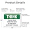 Signmission Safety Culture Sign, 14 in Width, Aluminum, Rectangle OS-2PACK-TS-A-1014-L-11833 - alternate 8